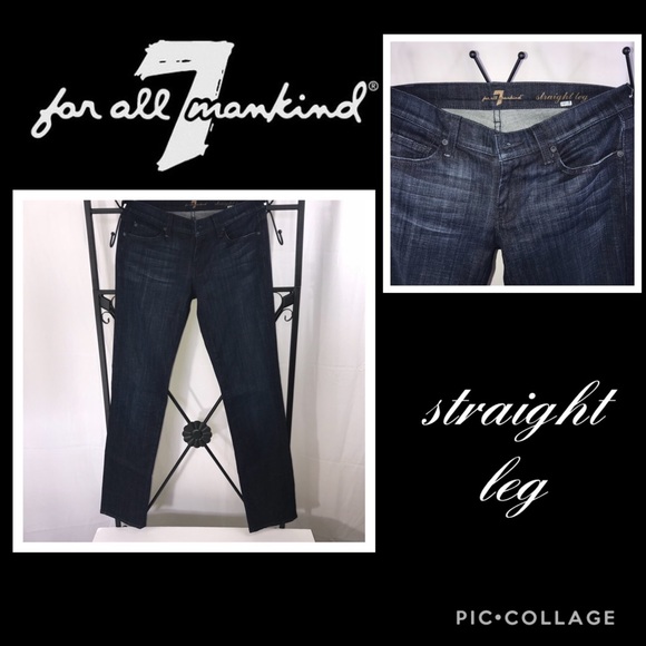 7 For All Mankind Denim - 7 for all mankind Straight leg Jeans